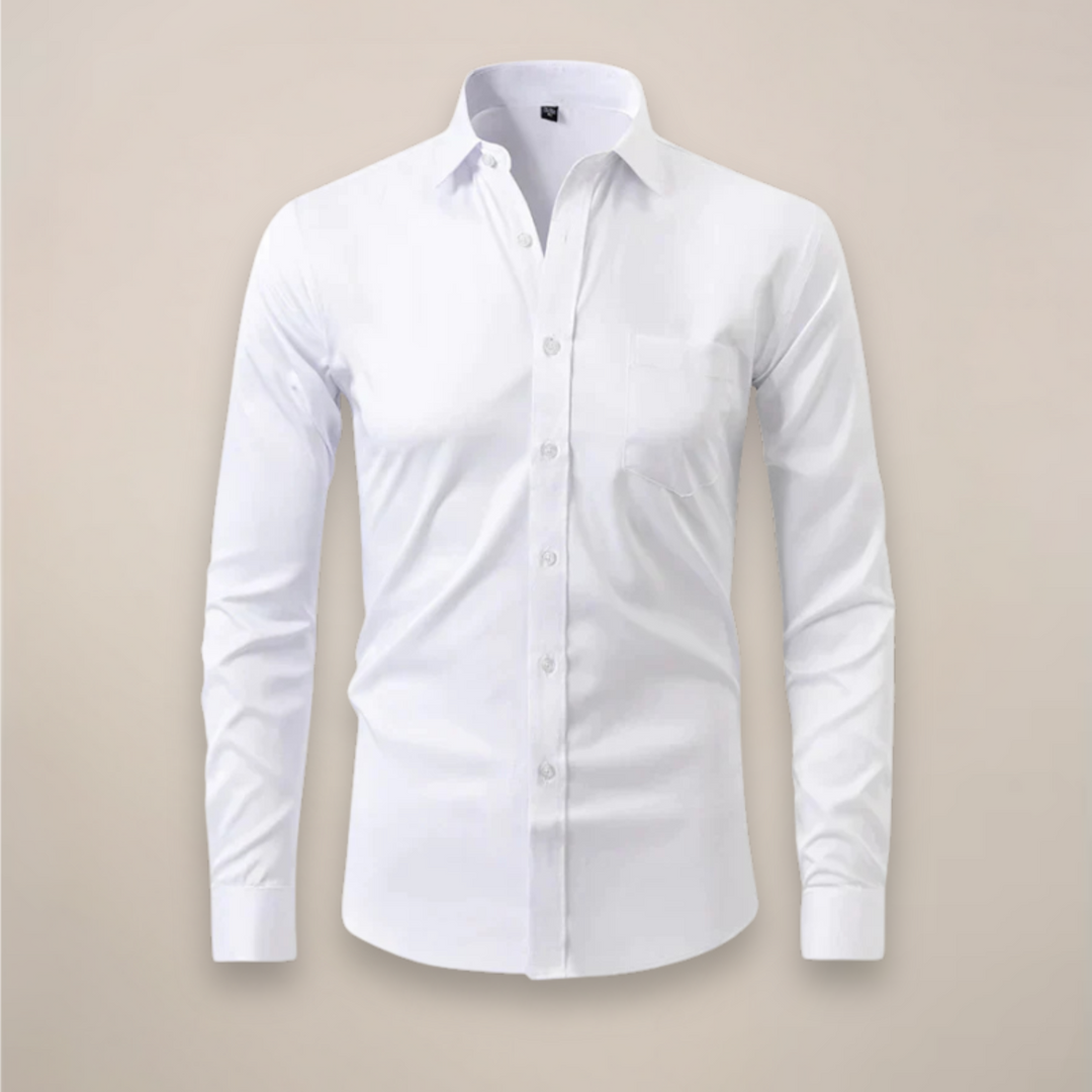 Chemise Boutonnée Décontractée Intelligente pour Hommes | Manches Longues