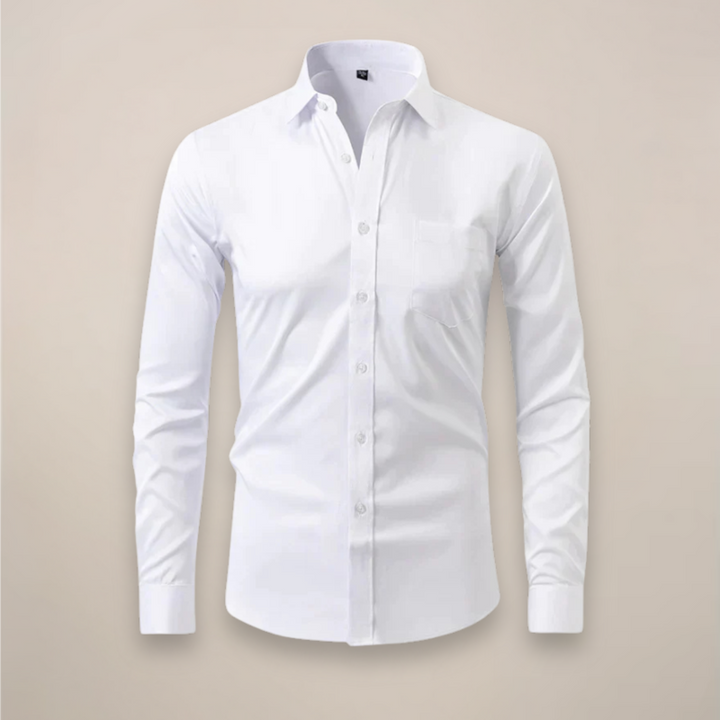 Chemise Boutonnée Décontractée Intelligente pour Hommes | Manches Longues