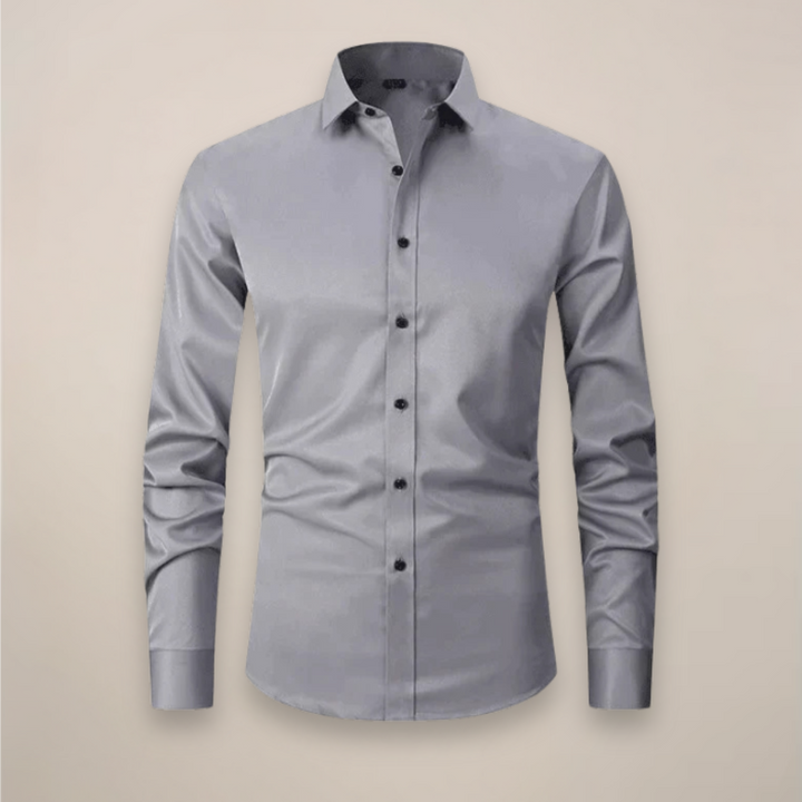 Chemise Boutonnée Décontractée Intelligente pour Hommes | Manches Longues