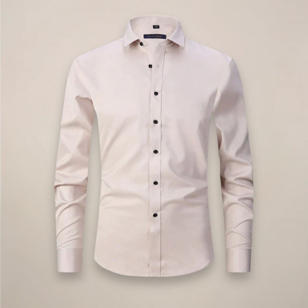 Chemise Boutonnée Décontractée Intelligente pour Hommes | Manches Longues