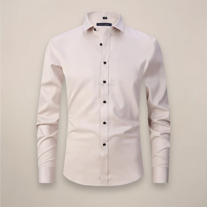 Chemise Boutonnée Décontractée Intelligente pour Hommes | Manches Longues