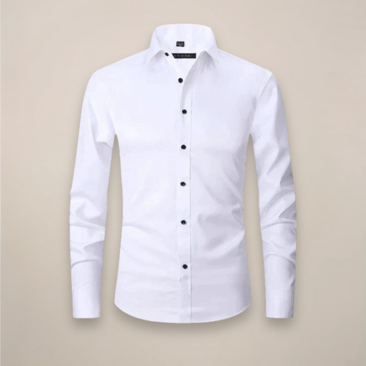 Chemise Boutonnée Décontractée Intelligente pour Hommes | Manches Longues