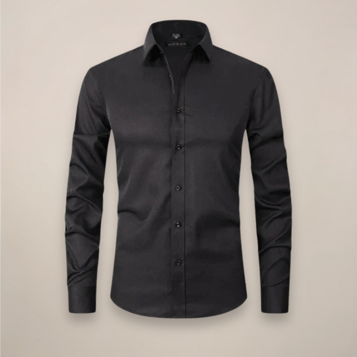 Chemise Boutonnée Décontractée Intelligente pour Hommes | Manches Longues