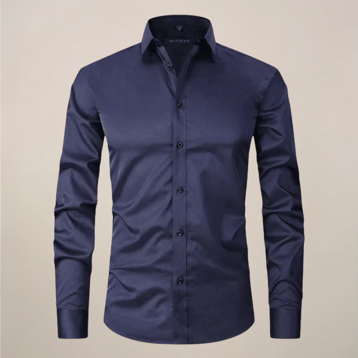 Chemise Boutonnée Décontractée Intelligente pour Hommes | Manches Longues