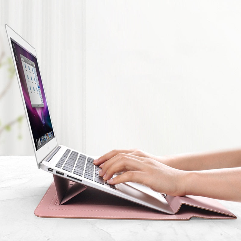Support et housse d'ordinateur portable réglable – Confort ergonomique amélioré pour le travail
