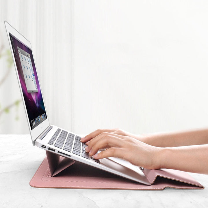 Support et housse d'ordinateur portable réglable – Confort ergonomique amélioré pour le travail