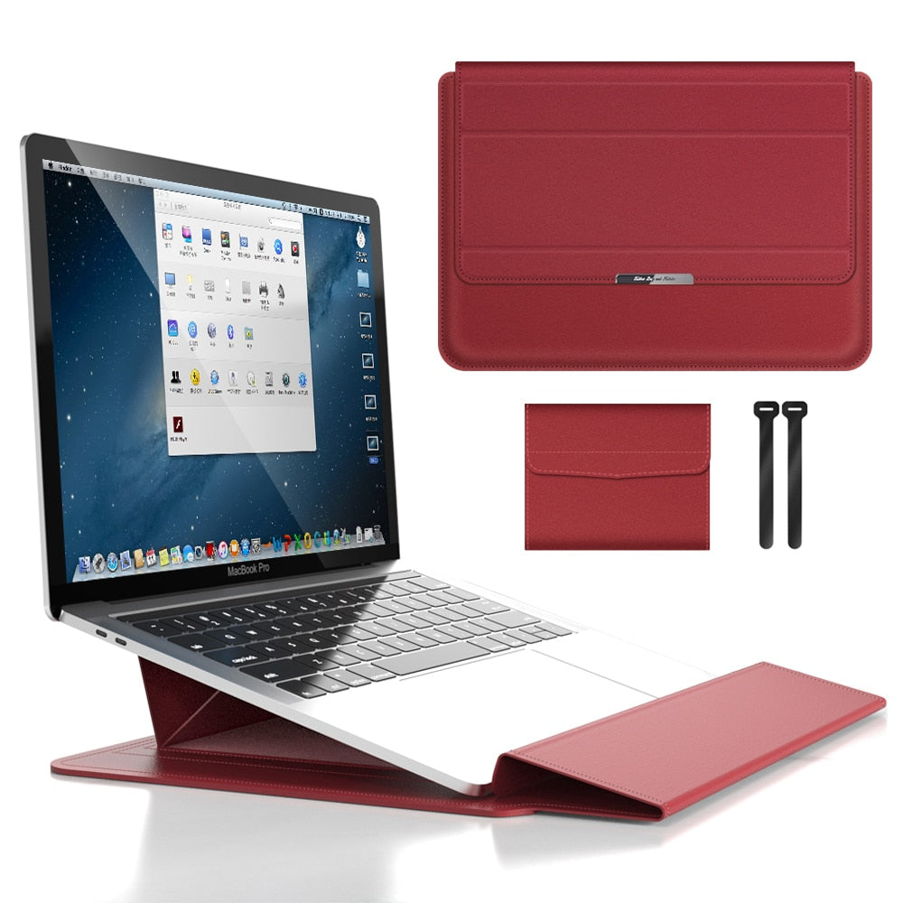 Support et housse d'ordinateur portable réglable – Confort ergonomique amélioré pour le travail