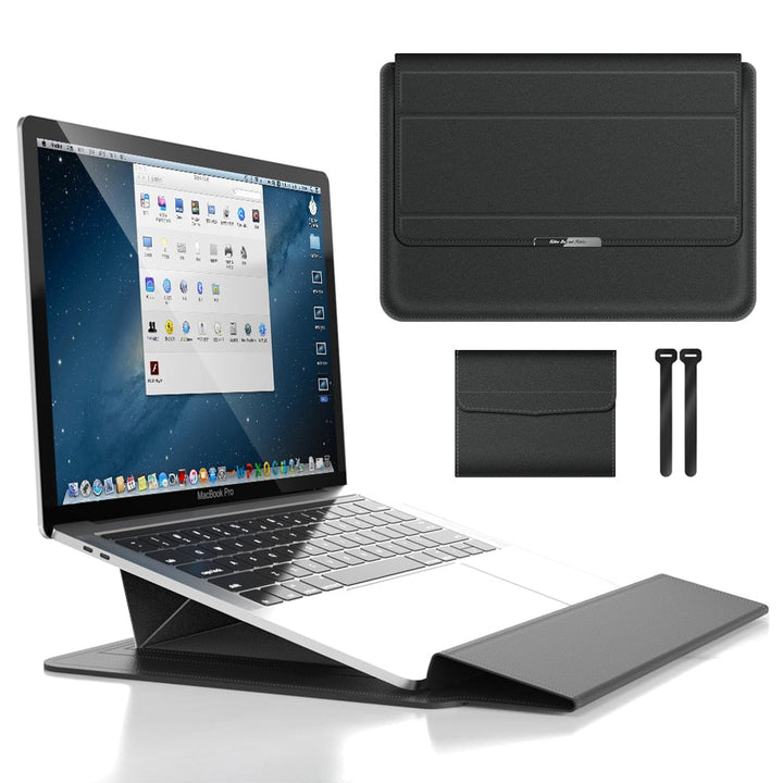 Support et housse d'ordinateur portable réglable – Confort ergonomique amélioré pour le travail
