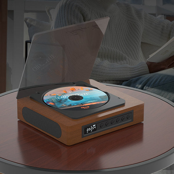 Lecteur CD Bluetooth Vintage avec Port USB-C