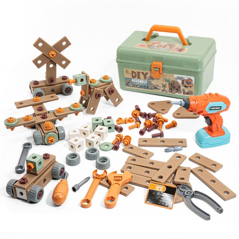 Ensemble d'outils de 100 pièces pour les enfants créatifs à partir de 3 ans