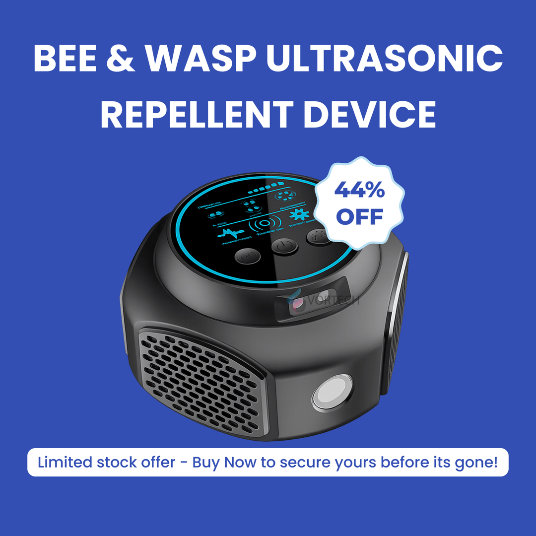 Répulsif Ultrasonique pour Abeilles et Frelons avec Couverture à 360 Degrés