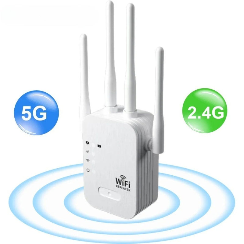 Amplificateur et Répéteur WiFi Extérieur pour Jardins, Bureaux à Domicile, Terrains et Espaces de Vie Extérieurs