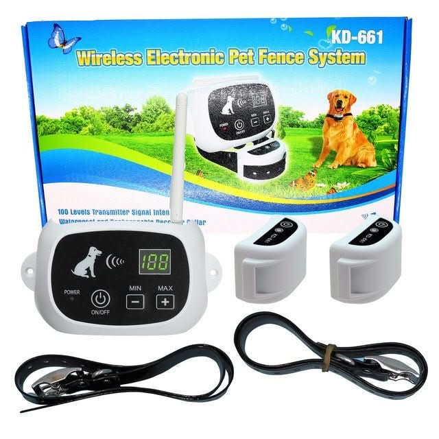 Clôture pour Animaux Sans Fil avec Alertes Sonores et Vibrations