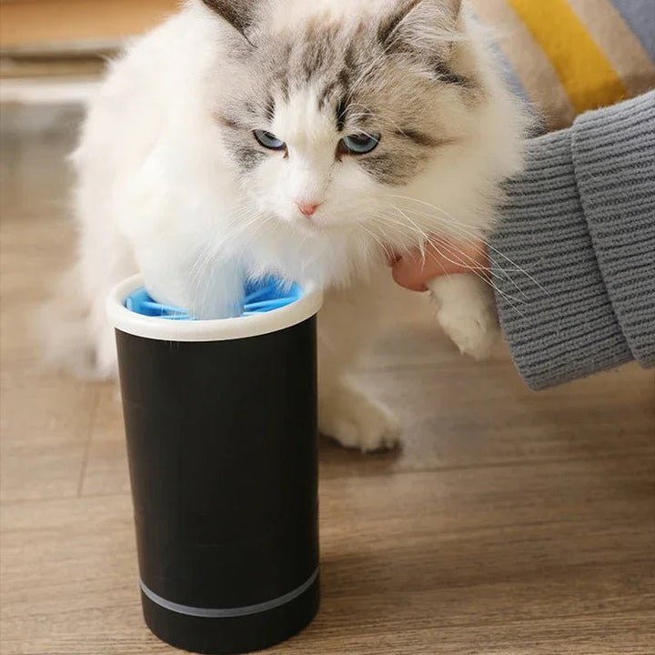 Tasse de Nettoyage Automatique des Pattes avec Poils Doux