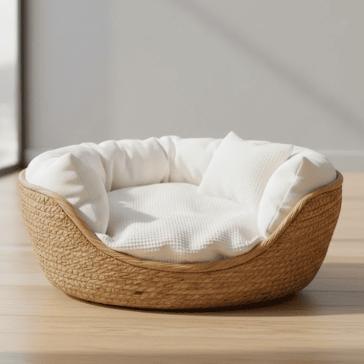 Canapé Écologique pour Chat avec Design en Coton Respirant