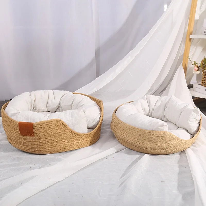 Canapé Écologique pour Chat avec Design en Coton Respirant