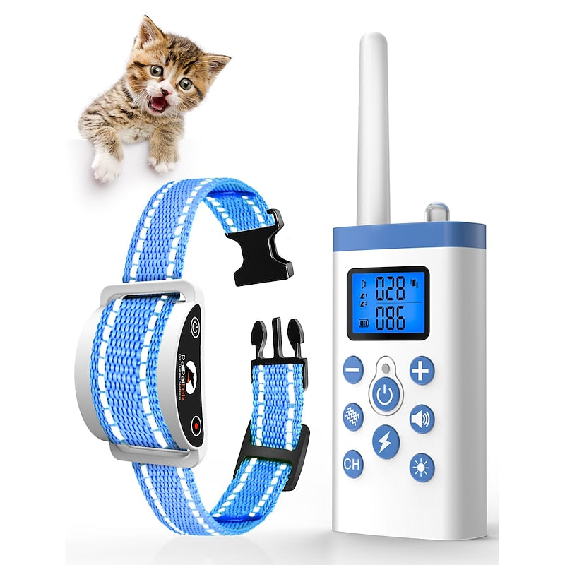 Collier de Dressage pour Chat avec Récepteur Télécommandé