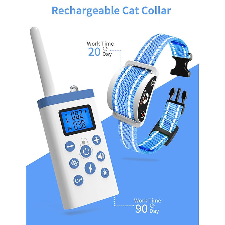 Collier de Dressage pour Chat avec Récepteur Télécommandé