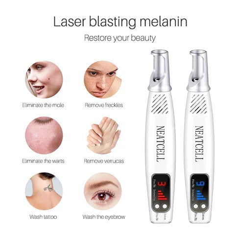Stylo Laser pour l'Élimination des Tatouages, Moles et Taches de Rousseur