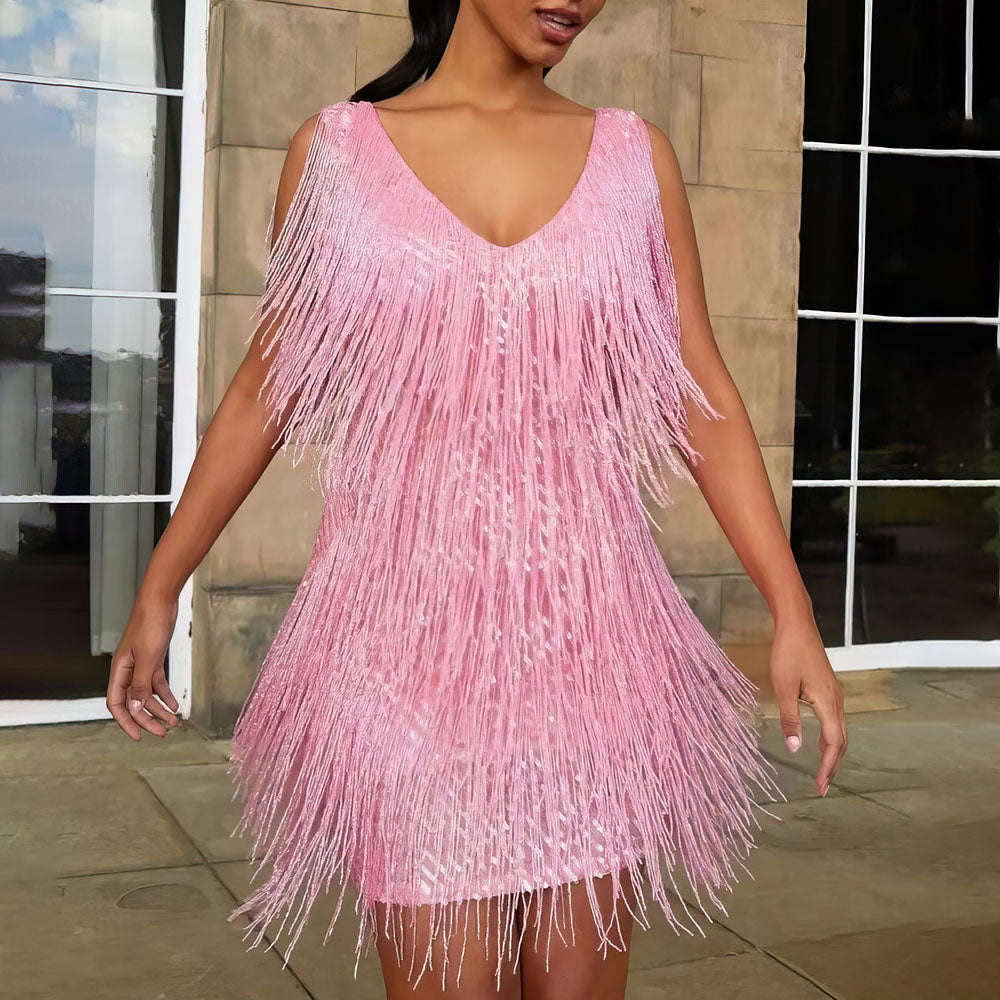 Robe de Soirée à Paillettes pour Femmes | Mini