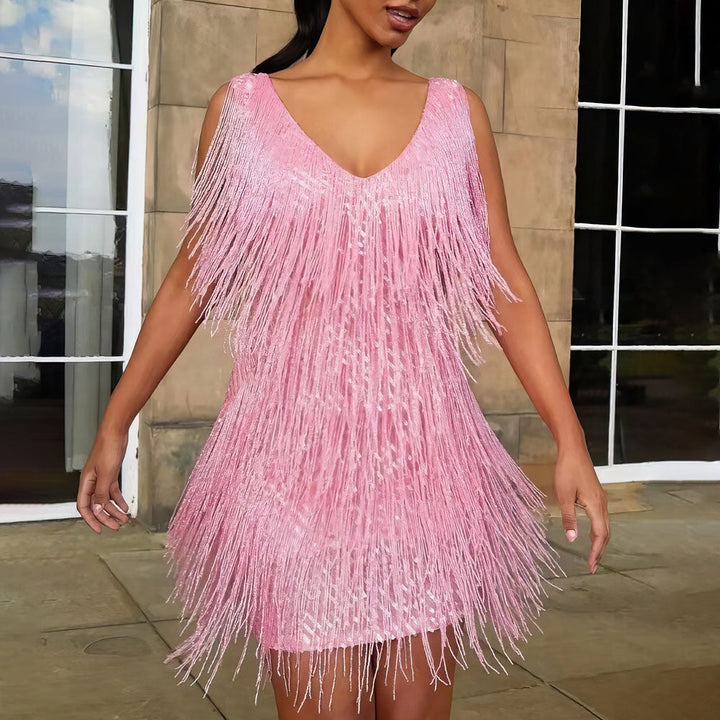 Robe de Soirée à Paillettes pour Femmes | Mini