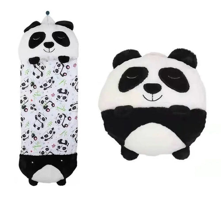 Sac de couchage en peluche 2-en-1 pour enfants