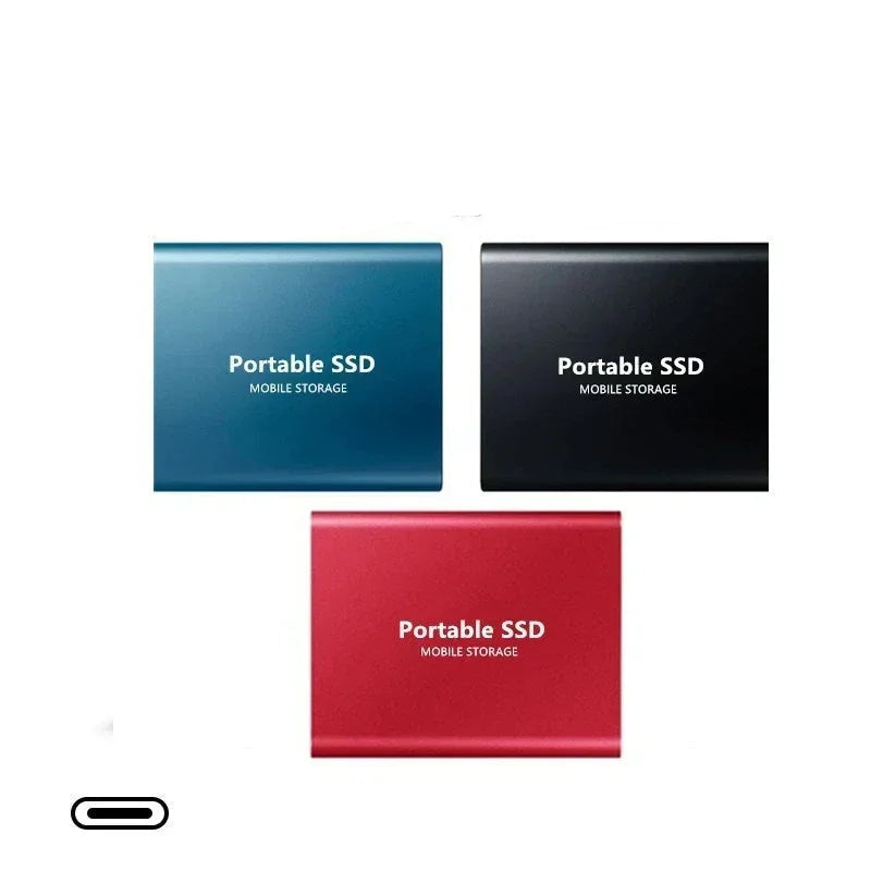 SSD Externe Ultra | USB 3.1 Type-C | Vitesses jusqu'à 1000 Mo/s | Disponible en 500 Go, 1 To et 2 To | Design Compact et Antichoc