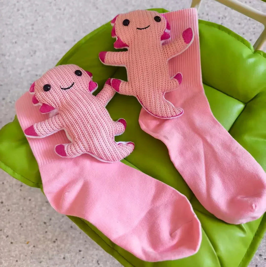 Chaussettes de Maison Confortables avec Design Animal 3D Adorable et Semelle Antidérapante Sûre