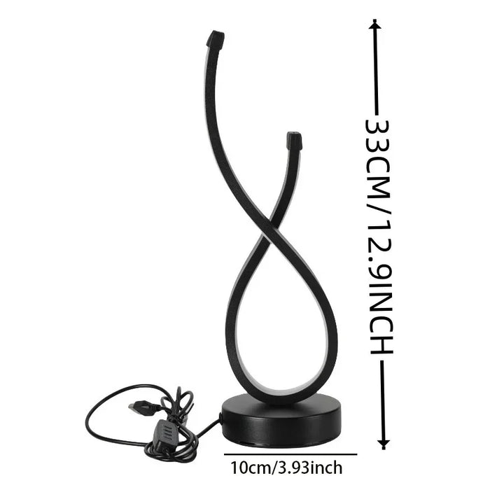 Lampe de Table LED | Dimmable | 3 Couleurs de Lumière | Design Moderne