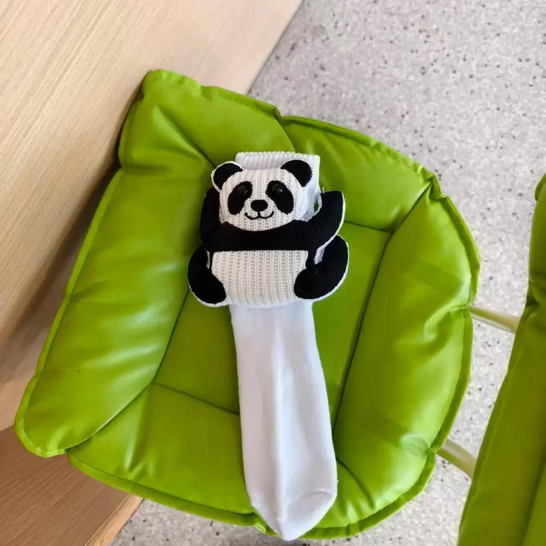 Chaussettes de Maison Confortables avec Design Animal 3D Adorable et Semelle Antidérapante Sûre