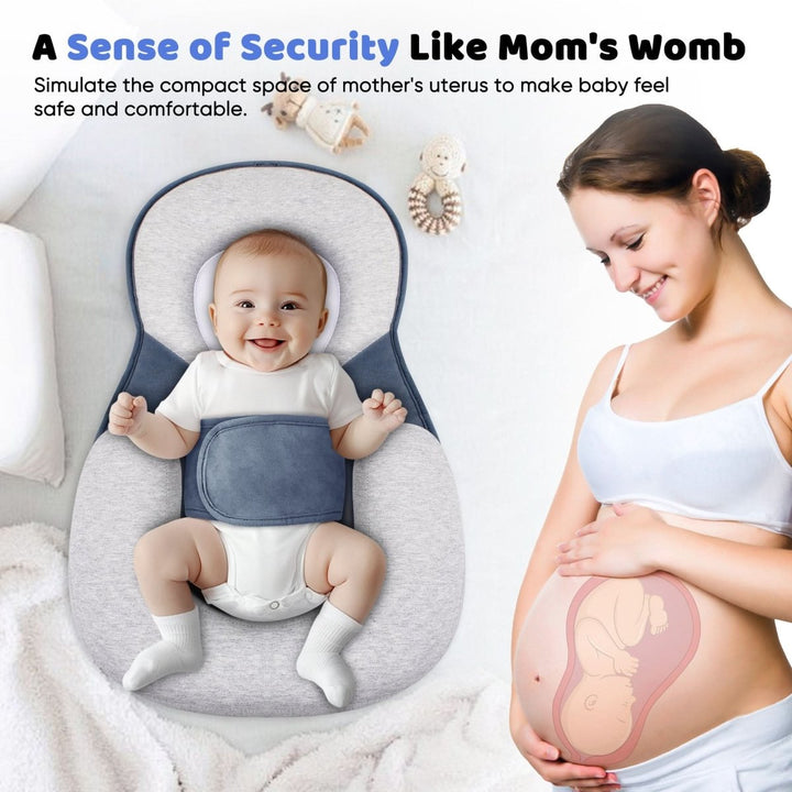 Coussin Ergonomique pour Bébé – Solution de Sommeil Sûre pour Nourrissons