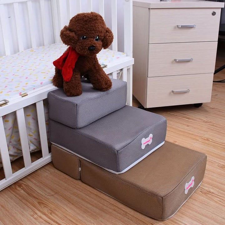 Escaliers de Luxe Premium pour Chiens pour un Accès Sûr au Canapé et au Lit