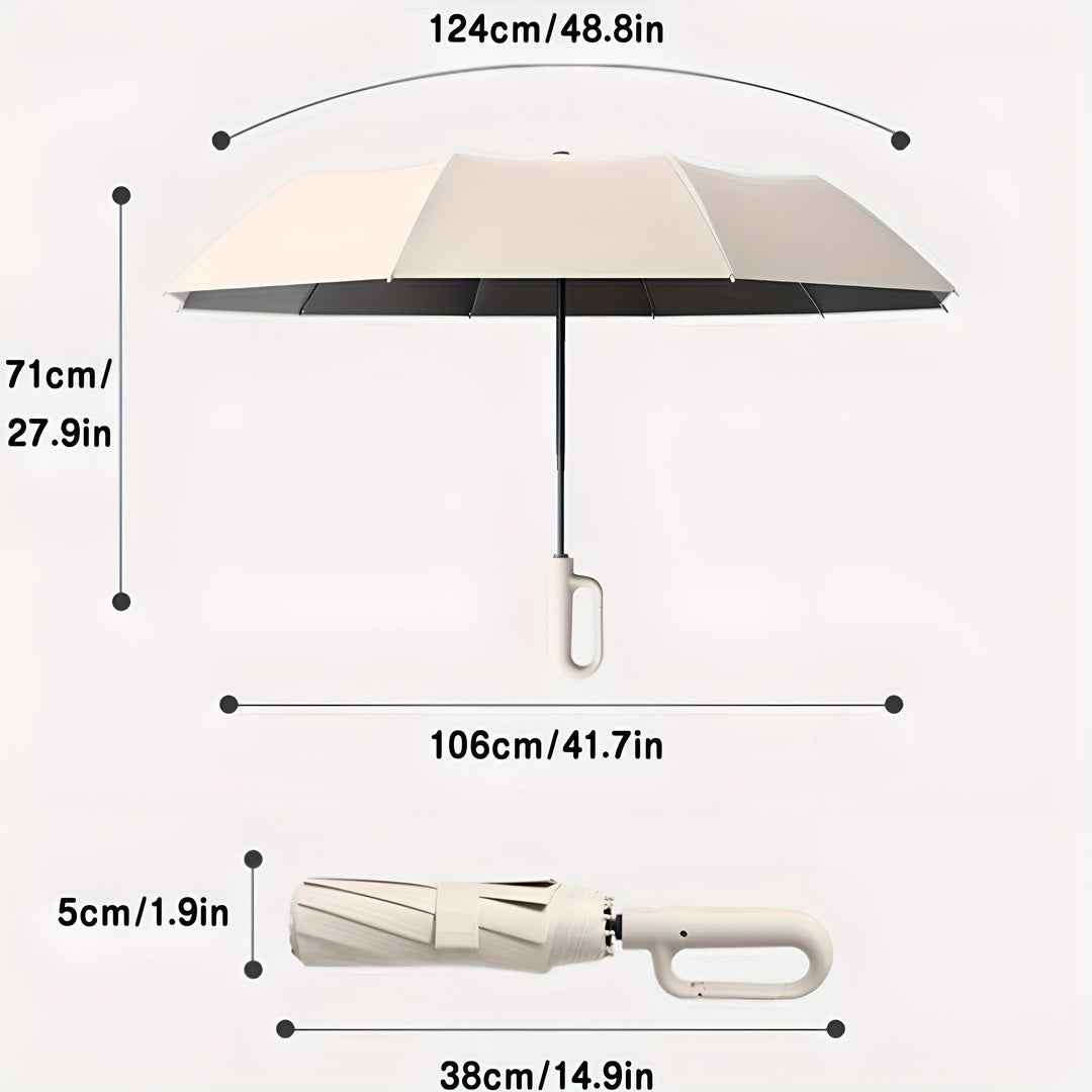 Parapluie Pliant avec Poignée Automatique