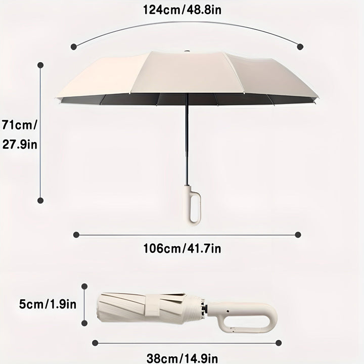 Parapluie Pliant avec Poignée Automatique