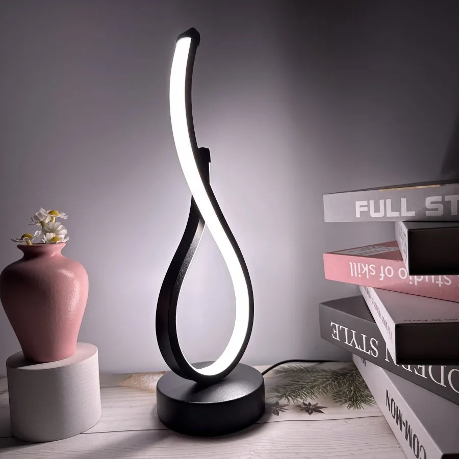 Lampe de Table LED | Dimmable | 3 Couleurs de Lumière | Design Moderne