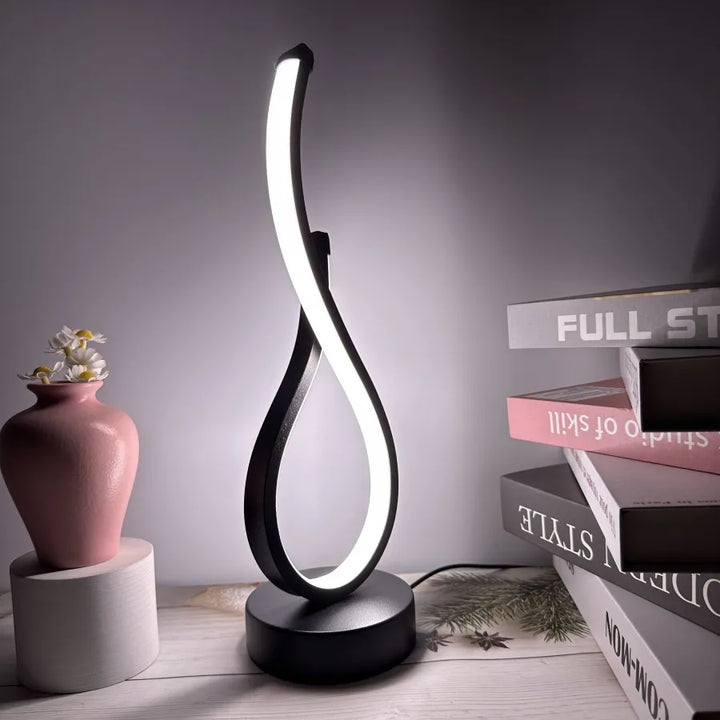 Lampe de Table LED | Dimmable | 3 Couleurs de Lumière | Design Moderne