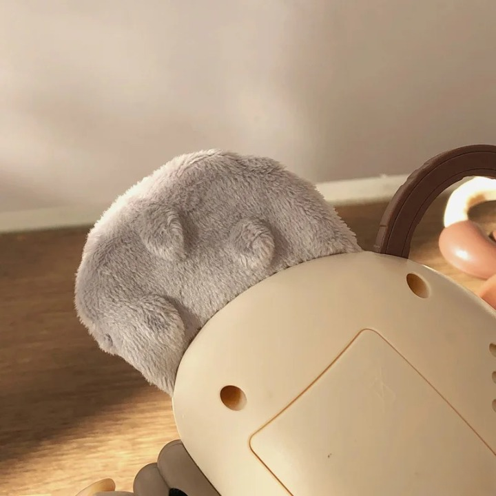 Accordéon et hochet pour bébé à double fonction - Améliore le développement sensoriel avec des sons apaisants