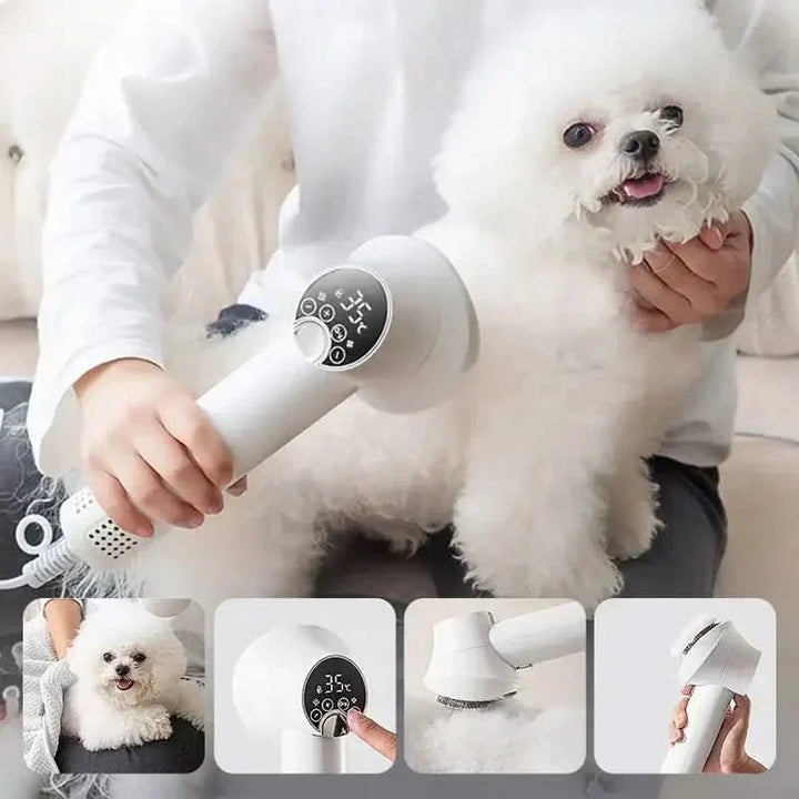 Sèche-Cheveux Doux – Séchage Doux et Brossage pour une Expérience de Toilettage Relaxante