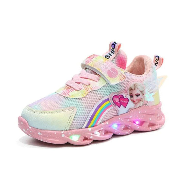 Baskets Princesses Lumineuses pour Enfants avec Design LED