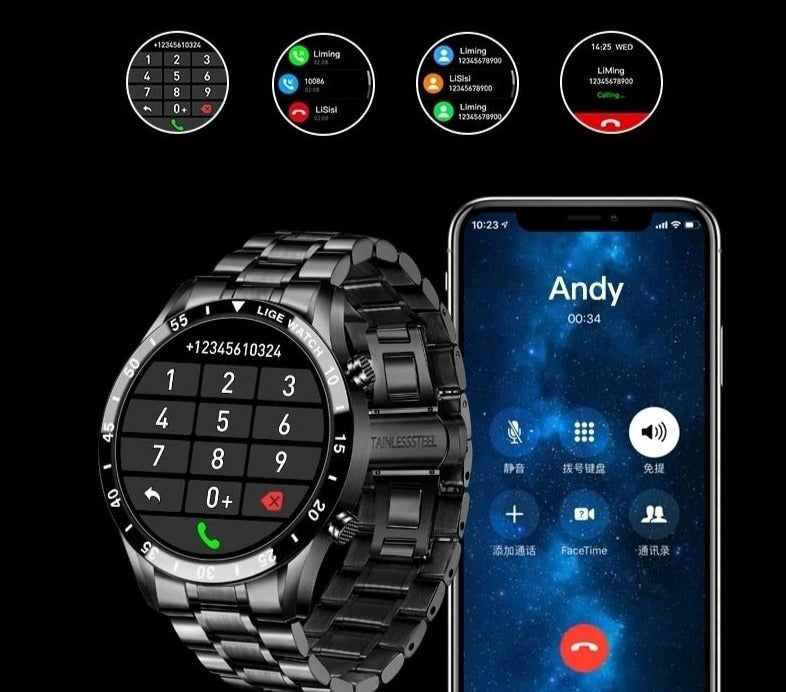 Montre Intelligente 4G Élégante - Connectivité et Fonctionnalités d'Appel Élégantes