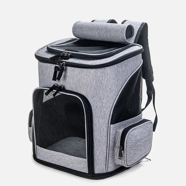 Sac à dos confortable pour chat avec fenêtre de visualisation