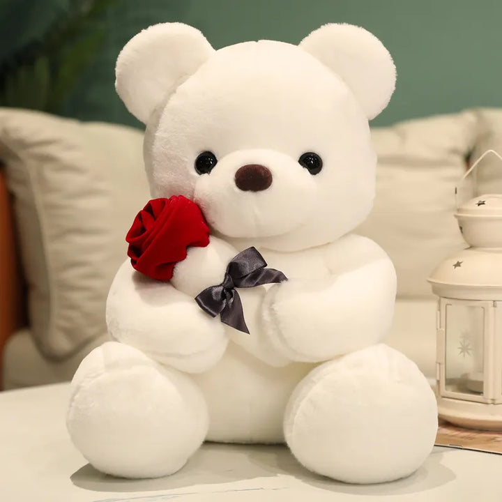 Teddy Bear d'Amour avec Rose