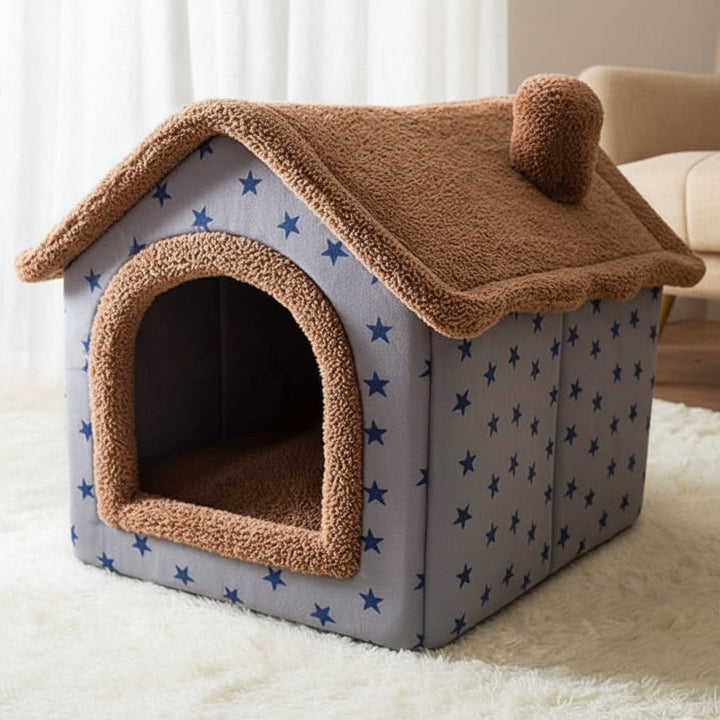 Maison Douillette pour Petits Chiens et Chats – Design Doux et Confortable