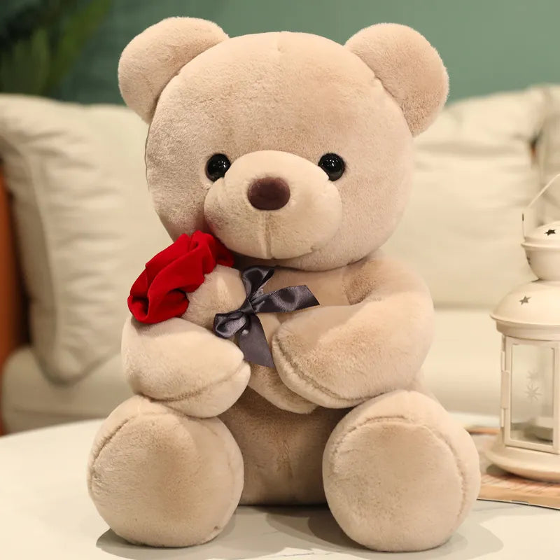 Teddy Bear d'Amour avec Rose