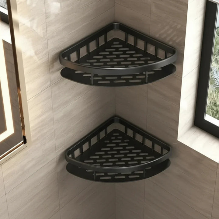 Étagère de Salle de Bain Adhésive – Sans Perçage & Élégante pour Toute Salle de Bain