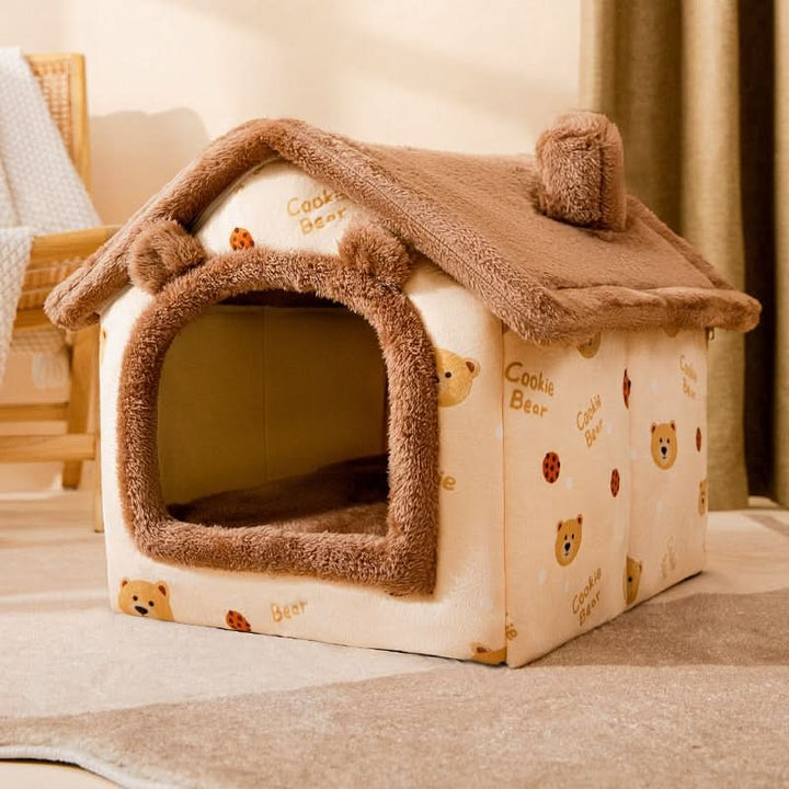 Maison Douillette pour Petits Chiens et Chats – Design Doux et Confortable