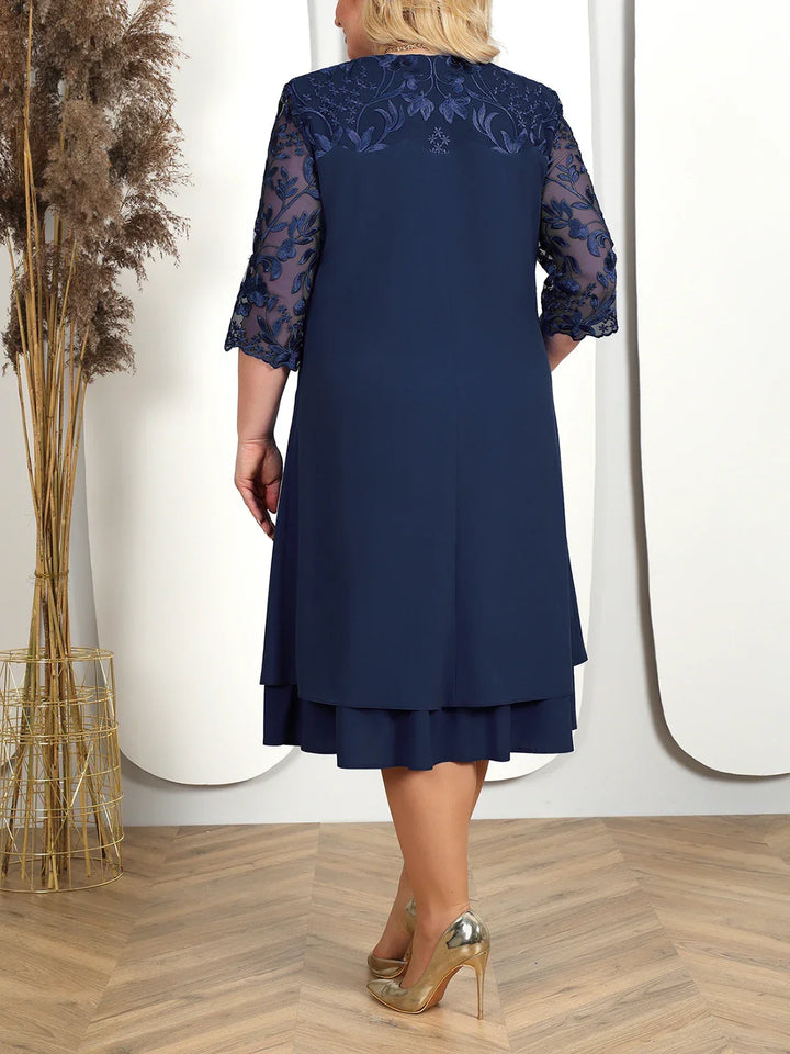 Robe de Banquet Grande Taille d'Automne