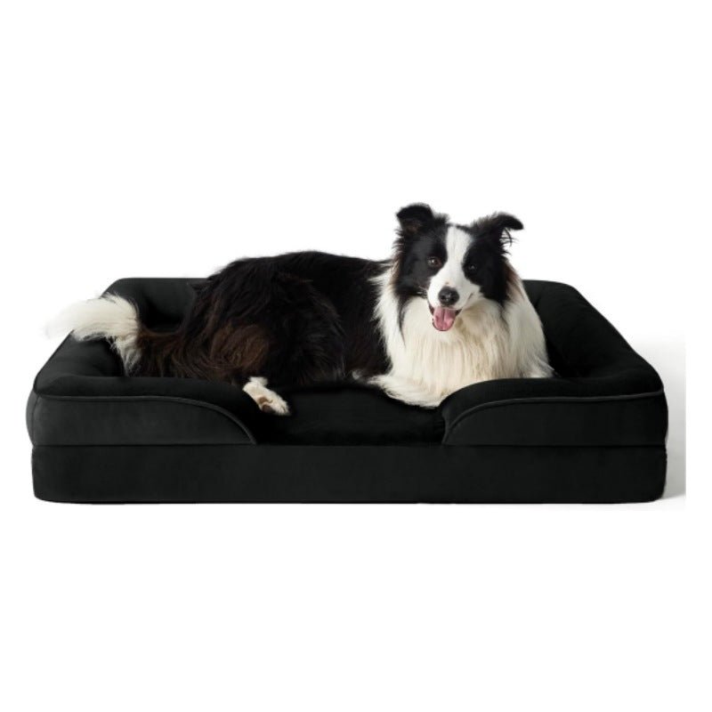 Lit Orthopédique pour Chien avec Housse en Velours Amovible
