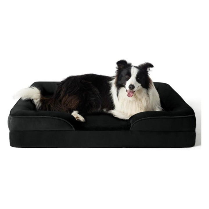 Lit Orthopédique pour Chien avec Housse en Velours Amovible
