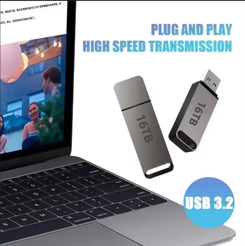 Disque USB 3.2 Étanche et Antichoc Haute Vitesse pour Windows et Mac
